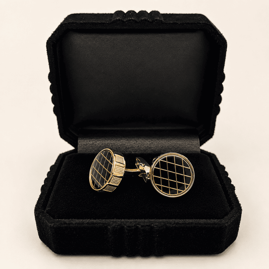 Royal Grid Cufflinks