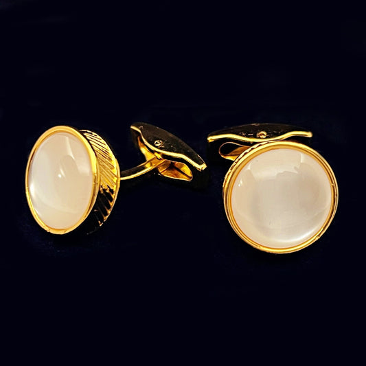 Ivory Eclipse Cufflinks