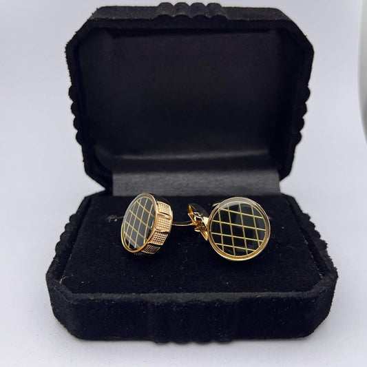 Royal Grid Cufflinks