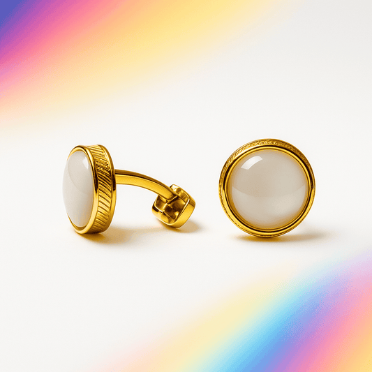 Ivory Eclipse Cufflinks