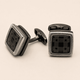 Obsidian Grid Cufflinks