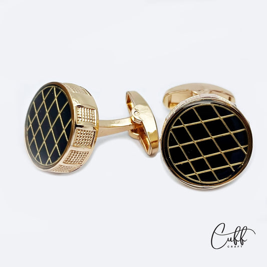 Royal Grid Cufflinks