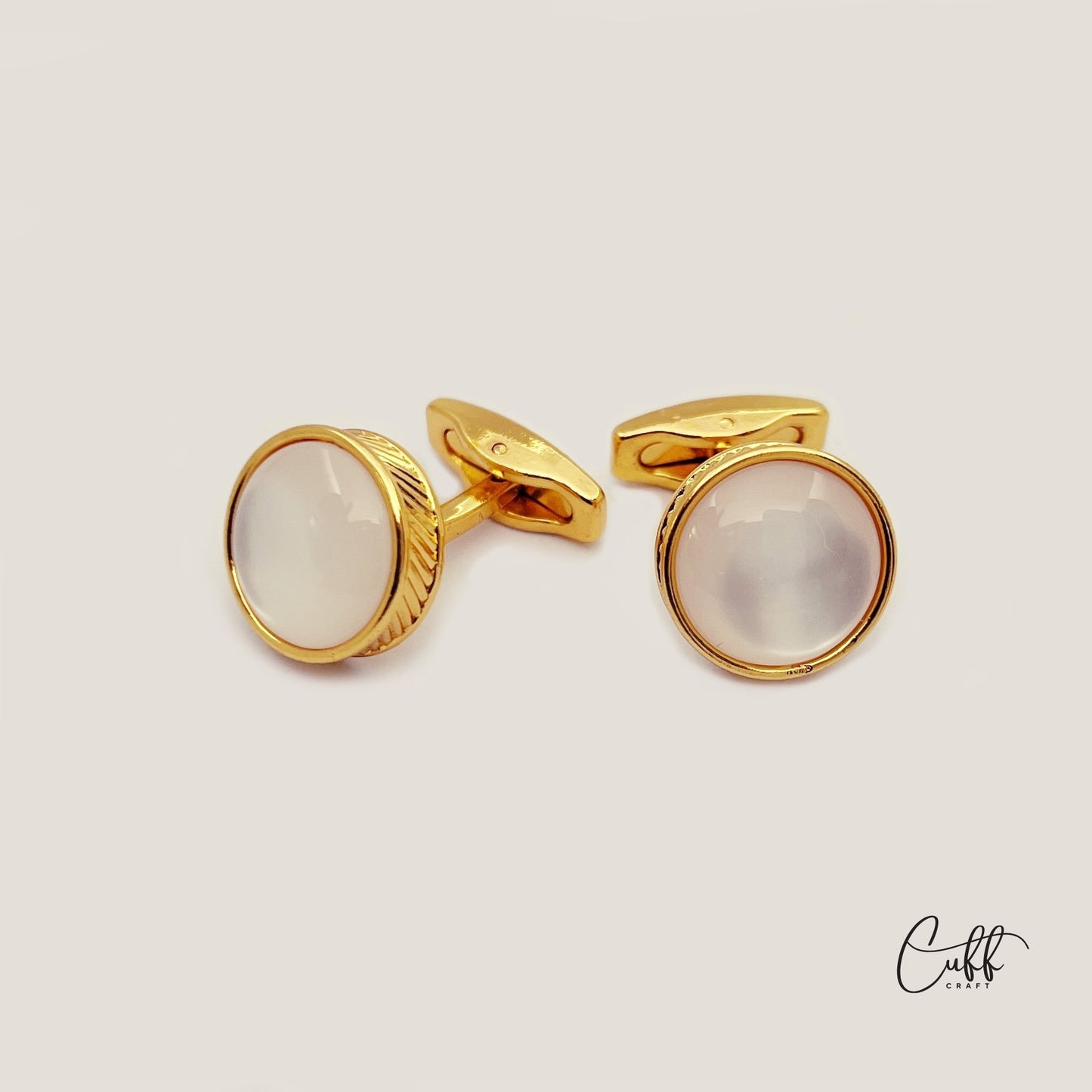 Ivory Eclipse Cufflinks