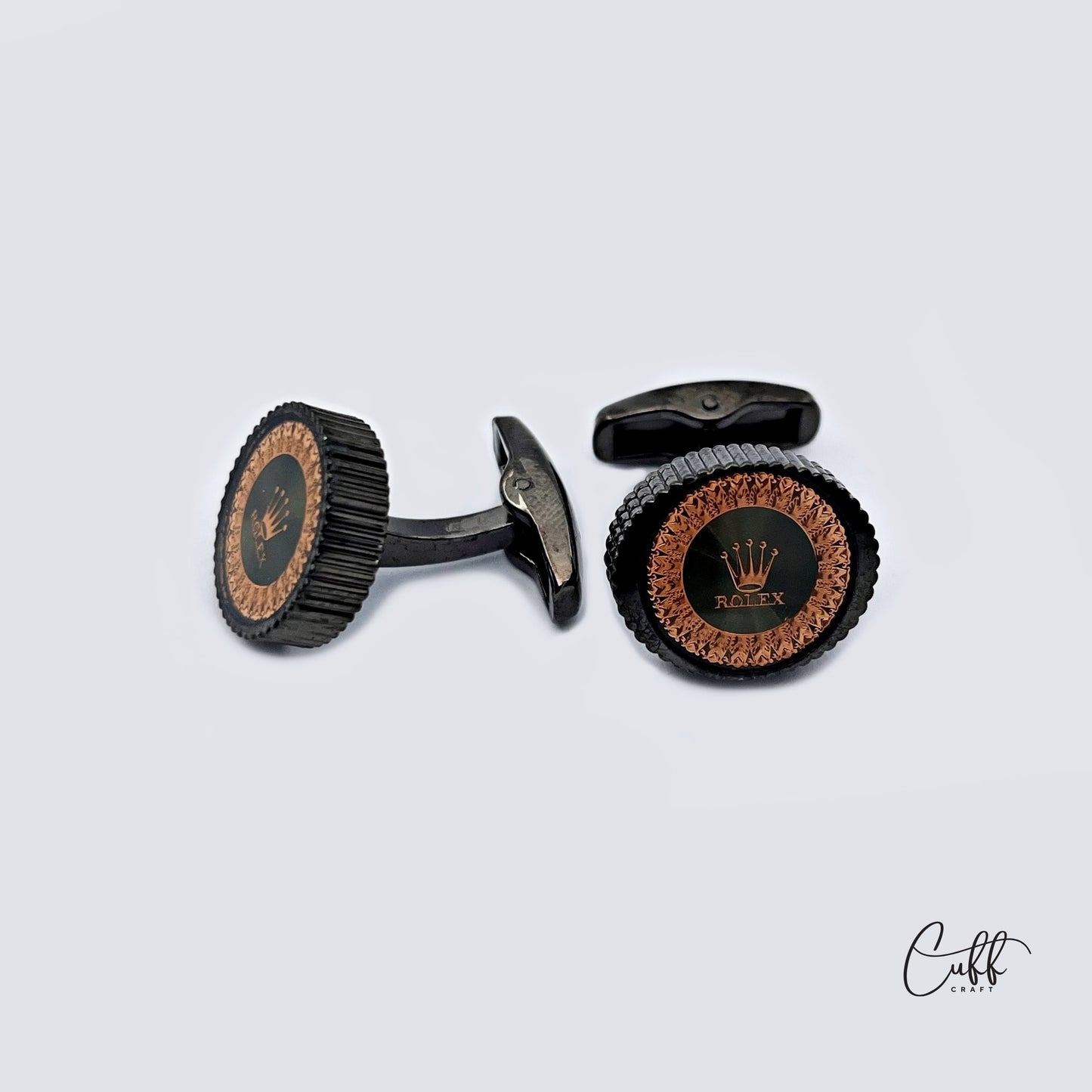 Crown Bezel Cufflinks