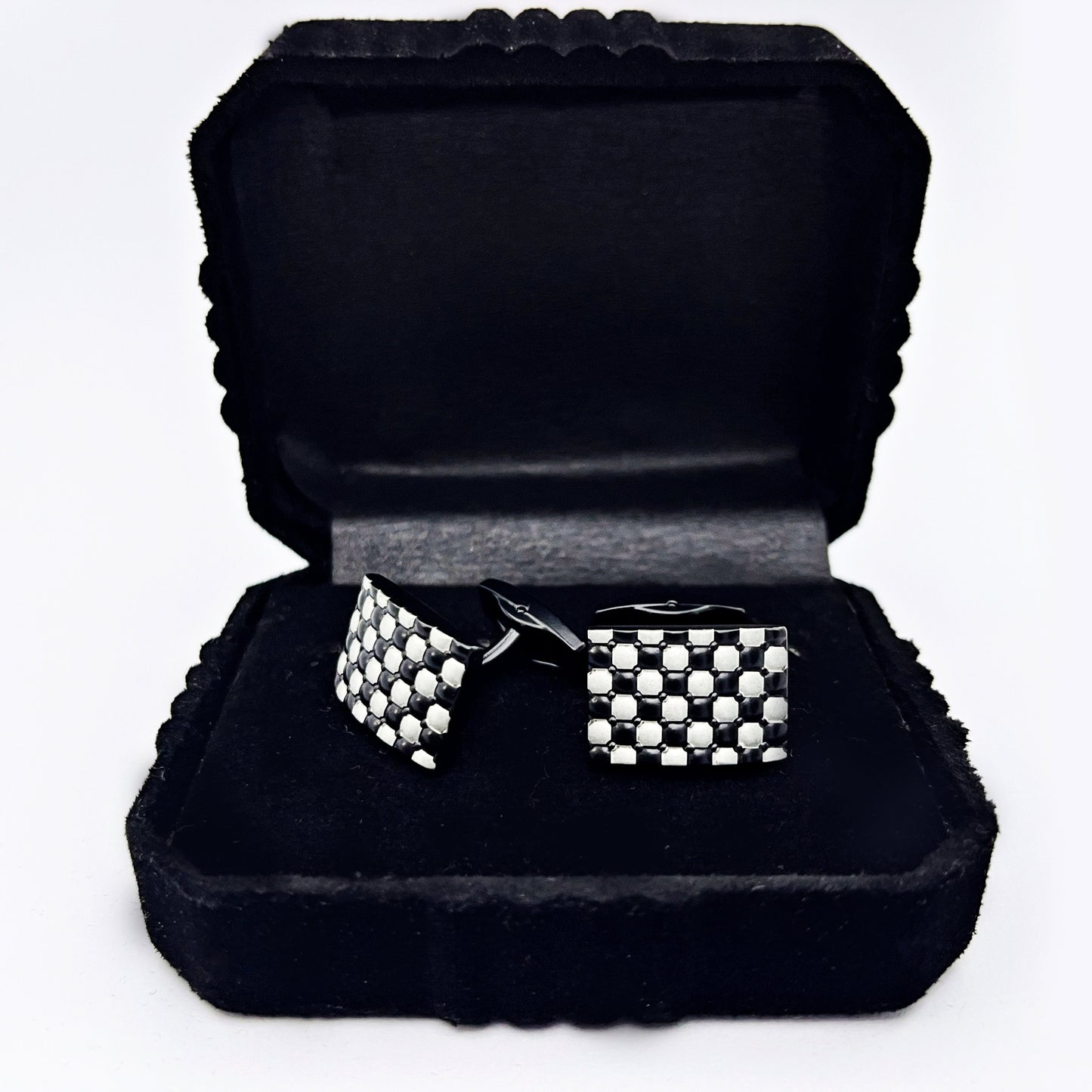 Midnight Grid Cufflinks