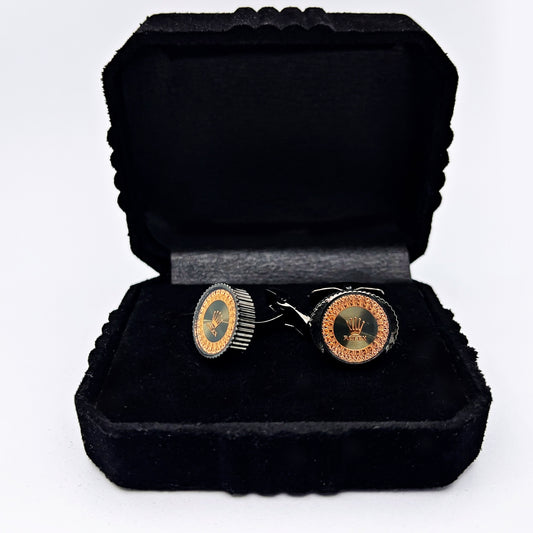 Crown Bezel Cufflinks